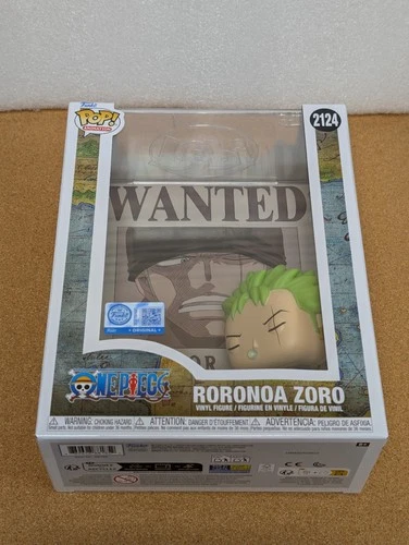 Funko Pop! Roronoa Zoro Wanted Poster #2124 One Piece Exclusive Vinyl