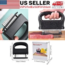 Ultra Durable Meat Tenderizer 48 Stainless Steel Blades Kitchen Cooking Tool