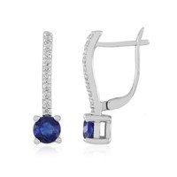 Cavill Ohrringe 925 Silber Blau Nepalesischer Kyanit Zirkon 1,5Ct Damen