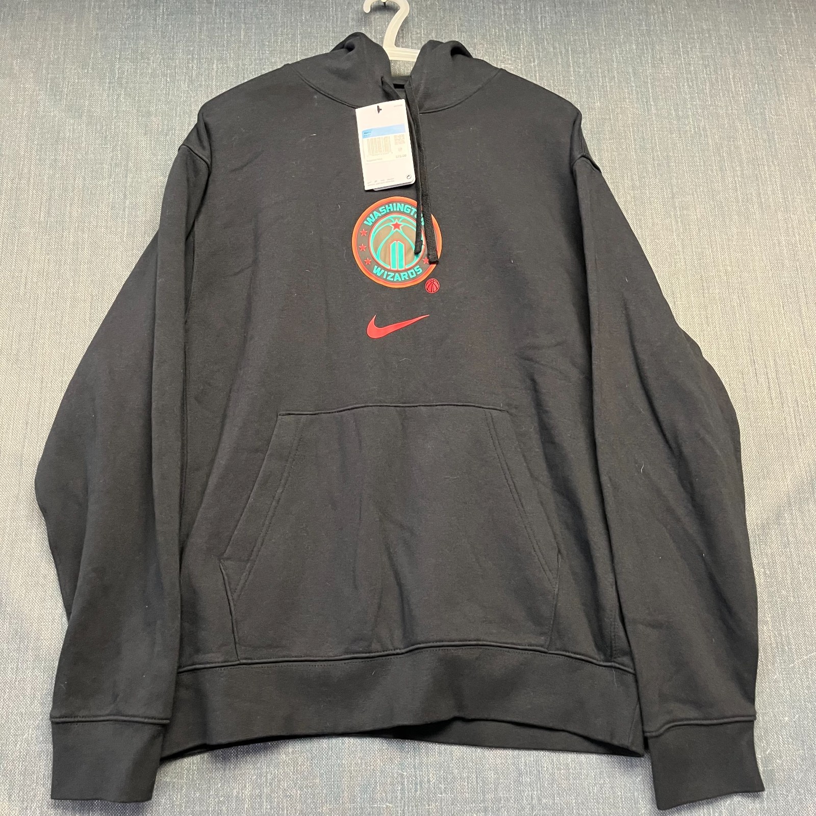 Nike Washington Wizards NBA Basketball Men's Hoodie Size M Black FB4845-010