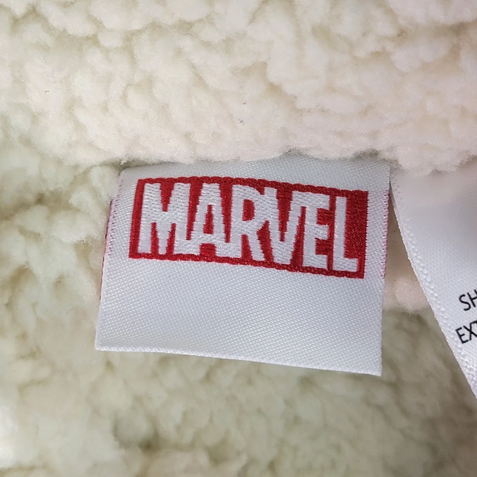Chaqueta Marvel Super Heroes Niños Talla 7 Con Capucha Forrada Sherpa Bolsillos con Cremallera Completa Foto 4 de 4