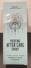 Base Laboratories Piercing After Care Spray - 4oz - New Sealed Box Ex: 08/2026