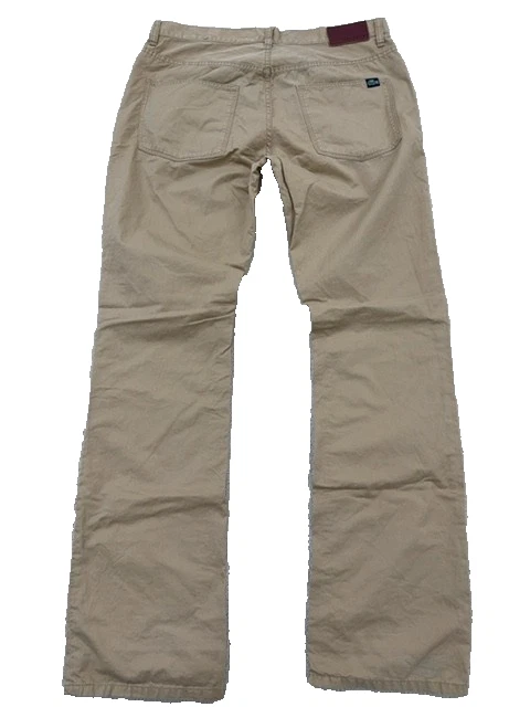 Pantalon chino beige Lacoste pour homme taille 34 coupe régulière sergé - Photo 2/4