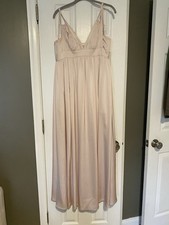 Azazie Pink Bridesmaid Dress A4 Size