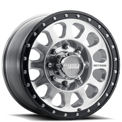 Method Wheels 315 18x9 Polished with Gloss Black Lip (4pcs) A2