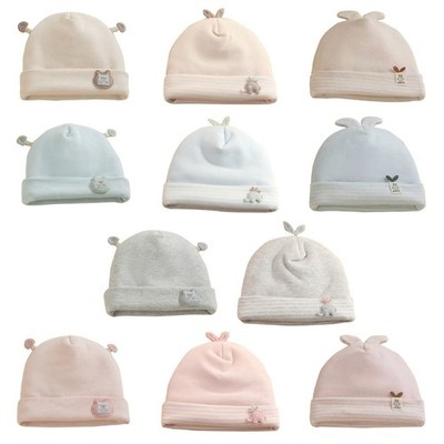 Winter Warm Cap Nursery Bonnet Cotton Hospital Hat for Infant Newborn Accessory