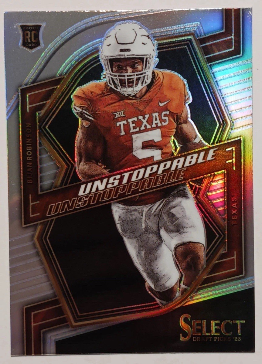 2023 Panini Select Draft Picks - Unstoppable Bijan Robinson #UN-5 (RC)