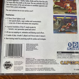 Sega Saturn Street Fighter Alpha Warriors Dreams T-1206H Excellent Condition 