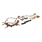 Vintage Costume Jewelry Lot Necklaces Bracelets Earrings Gold Tone
