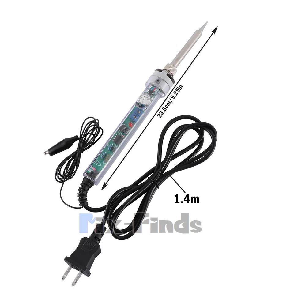 KIT SOLDADURA CON MULTIMETRO soldado de estaño combi bomba detector voltaje LCD Foto 3 de 4