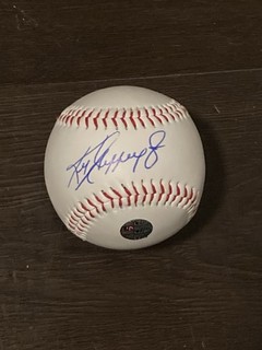 Ken Griffey Jr signed Baseball “ Seattle” HOF with COA