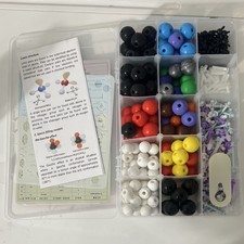 Molecular Model Kit Chemistry Educational Set with Atoms and Connectors