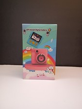 Instant Print Camera for Kids with 3 Rolls Photo Paper 32GB Card