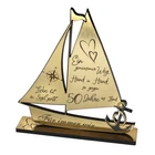 Golden Wedding Gift 50 Years Wedding Anniversary Marriage Anniversary Gold Wedding 9cm