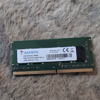 ADATA 4GB DDR4 CL17 1Rx8 PC4-2400T Laptop SODIMM Memory RAM AM1P24HC4u1-sc0-11