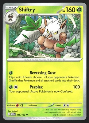 Shiftry Uncommon ME01: Mega Evolution 015/132 NM