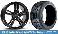 Romac Alloy Wheels & Winter Tyres 17" For Ford Fusion 02-11
