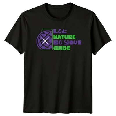 Let Nature Be Your Guide T-Shirt Outdoor Wandern Natur Geschenk für Sie und Ihn