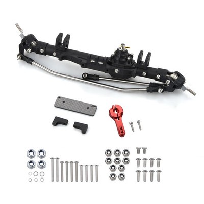 RC Crawler Black Front Axle For 1/10 Axial Wraith 90018 90020 90045 RR10 A