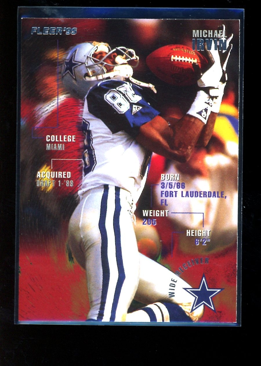1995 Fleer #92 Michael Irvin