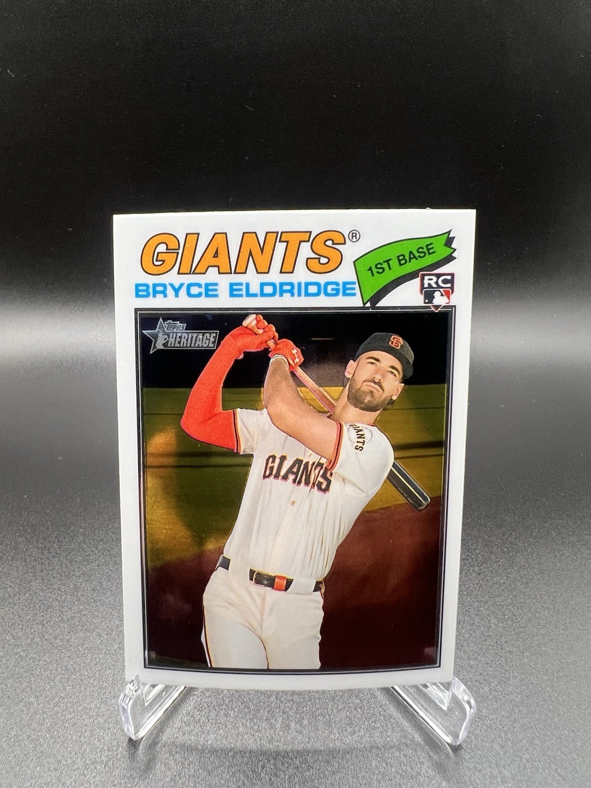 Topps Heritage 2026 Bryce Eldridge RC #310 San Francisco Giants White Chrome