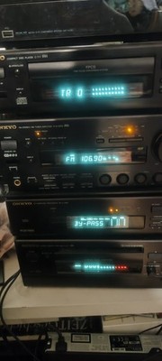 ONKYO Musikanlage Tape/Cassette,  CD-Player, Tuner, Stereo Amplifier