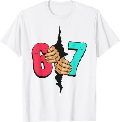 Meme Funny Slang Xmas 6 7 Halloween Design Fun Unisex T-Shirt