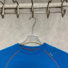 Tasc Shirt Men XL Blue Performance Perforated Versatile Workout Tee Active Tech