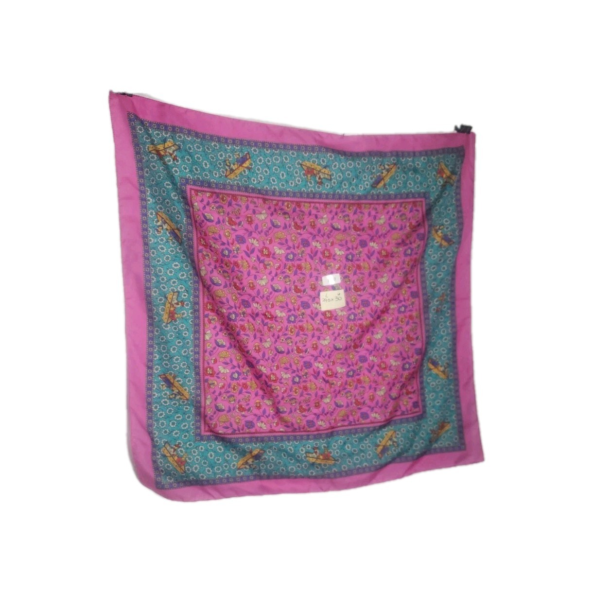 Three Lightweight Multicolor Scarfs Bundle Rectan… - image 6