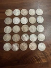 Lot of 25 - 1/10 oz silver rounds
