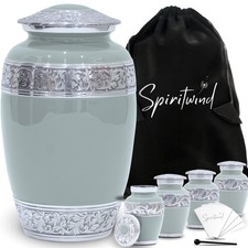 Set of 5 Stunning Cremation Urns for Human Ashes Adult Female or Male - Hand ...