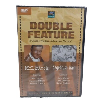 Mclintock- Sagebush Trail DVD Double Feature John Wayne New Sealed 