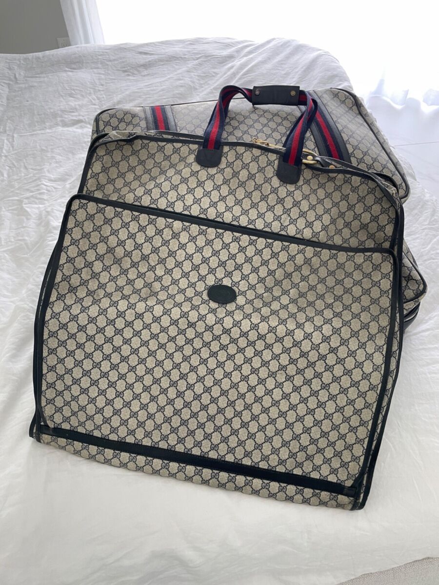 Vintage GUCCI 3-piece Luggage Set | eBay Vintage GUCCI 3-piece Luggage Set | eBay