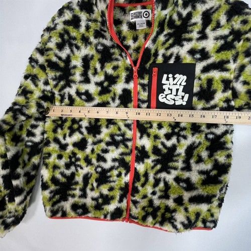 Black History Month Jacket Kids XXL (16/18) Long-Sleeve Faux-Fur Full-Zip - Picture 8 of 10