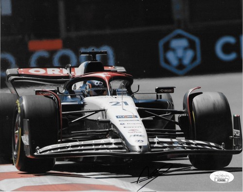 Autographed Formula 1 Alpha Tauri Nyck De Vries 8x10 Photo 5 2023 Original w JSA - Picture 2 of 5