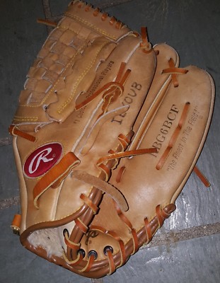 Rare Rawlings Buckskin RBG6BCF 12.5 Leather Glove RHT “Ken Griffey