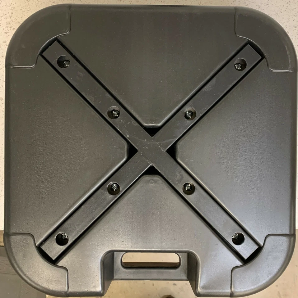 优质 HDPE 塑料(高密度聚乙烯)黑色伞架  — 第 2/4 张图片