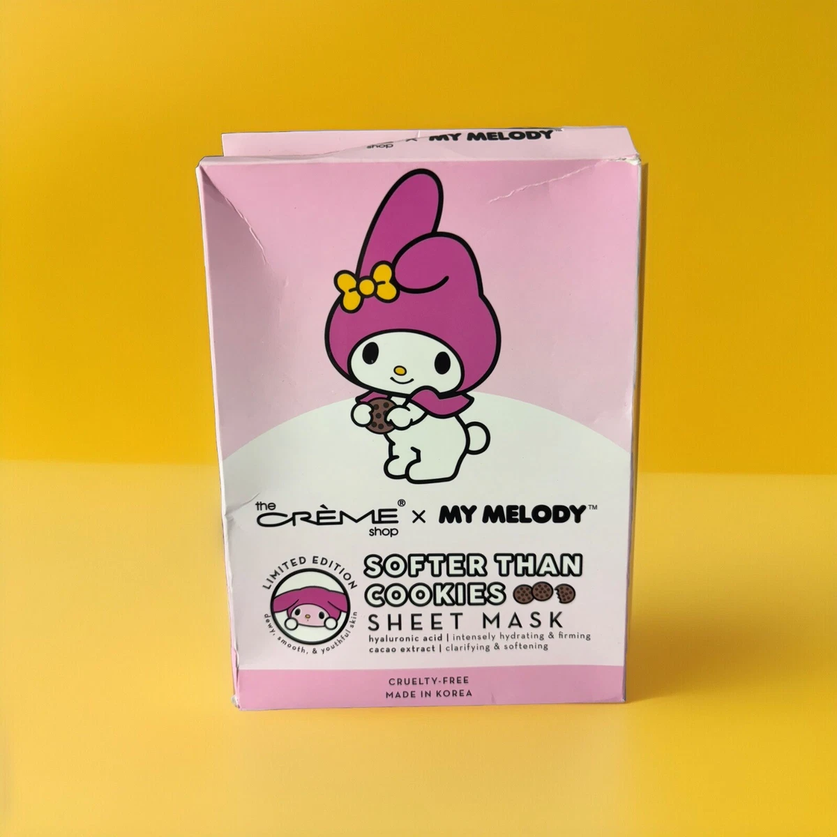 Creme Shop My Melody Softer than Cookies 3 Sheet Face Masks HTF | eBay
