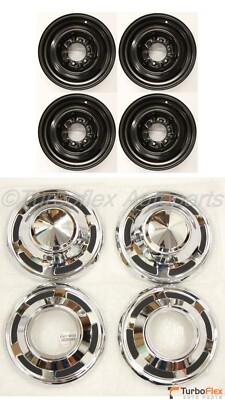 Toyota Land Cruiser 1969-1984 FJ40 15 Inch Steel Wheel Set of 4