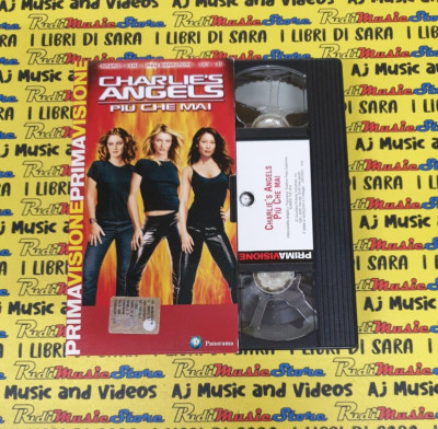 VHS film CHARLIE'S ANGELS PIU'CHE MAI Diaz Liu PRIMA VISIONE PANORAMA (F207)