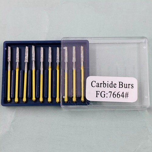 10 Pcs Dental Carbide Steel Trimming Finishing Burs Tungsten Bur FG Handpiece - Afbeelding 167 van 193