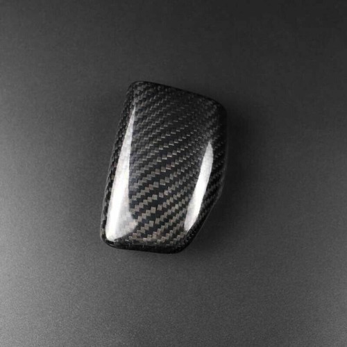 Real Carbon Fiber Gear Shift Knob Cover Trim Fit For Audi A4 S4 B9 2016-2018 - Picture 4 of 12