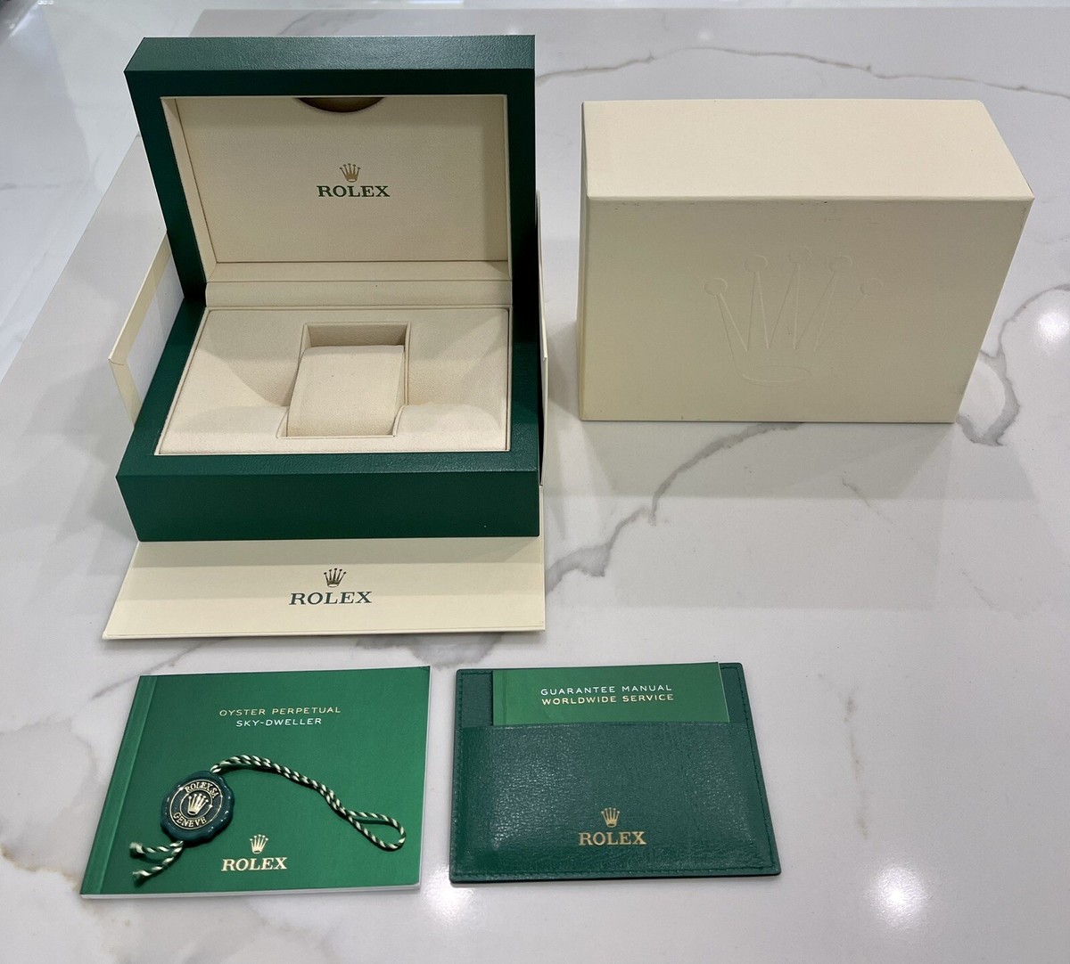 Authentic ROLEX Watch Box For Sky Dweller 326934 326933 FULL Authentic ROLEX Watch Box For Sky Dweller 326934 326933 FULL