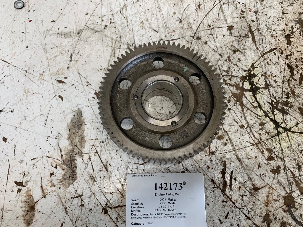 Paccar MX13 Engine Gear 2245418 From 2023 Kenworth T680 | eBay