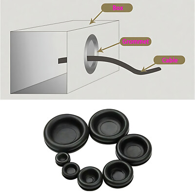 Blanking Grommets Rubber Grommet Closed Gromet Blind Plug Bung Bungs - All Sizes