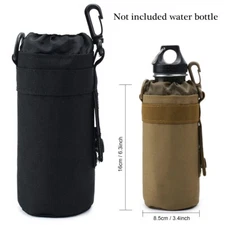 Water Bottle Sleeve Bag Holder Tactical Pouch for Outdoor Sport Camping Hiking