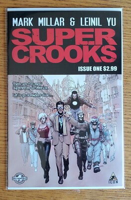 SUPER CROOKS #1 1st Super Crooks comic Icon comics 2012 Netflix anime series