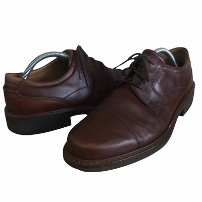 ECCO Mens Brown Leather Cap Toe Oxford Dress Shoes Size 42 Brogue 8 - 8.5 Ecco Mens 8-8.5 EU Size 42 Brown Dress Casual Oxford Lace Up  main image 2