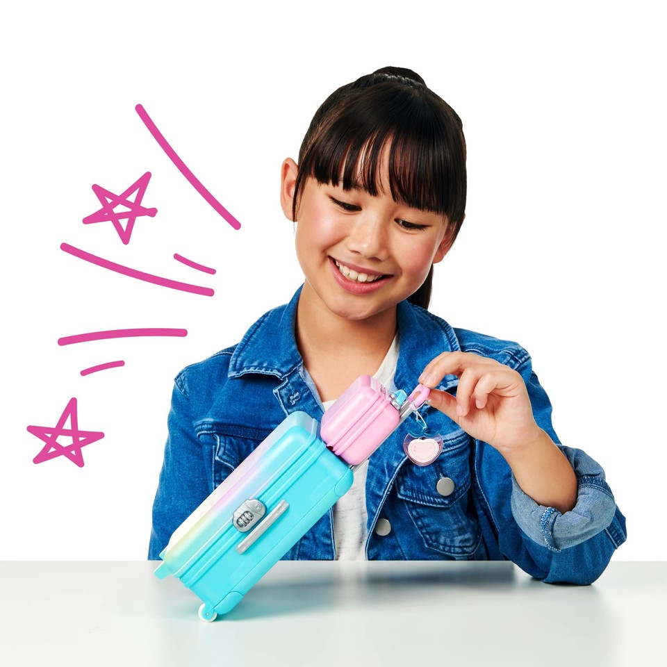 REAL LITTLES Unicorn Travel Pack with Toy Suitcase, Carry Bag eBay