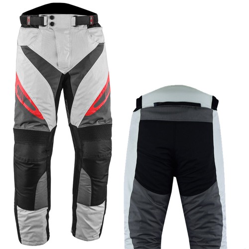 Men Waterproof Motorbike Armored Trouser Motorcycle Racing Cordura